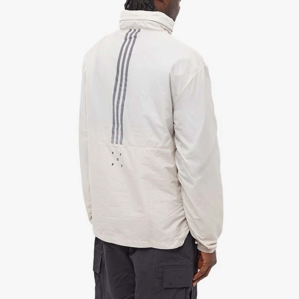 Adidas x Pop Trading Company Men’s Tech Jacket clay brown & black size Medium